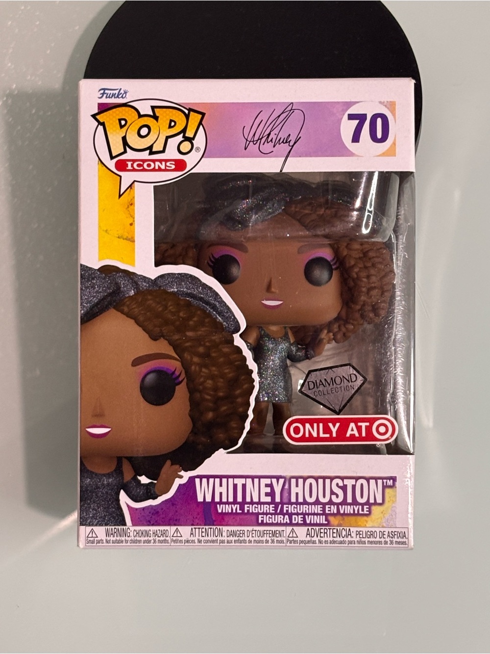 Funko Pop! Icons Whitney Houston #70 Diamond Collection Target Exclusive